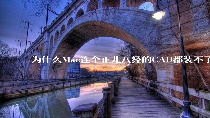 为什么Mac连个正儿八经的CAD都装不了还敢打着生产力的旗号？